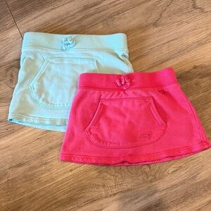 Kids' Pink and Light Blue short skirts